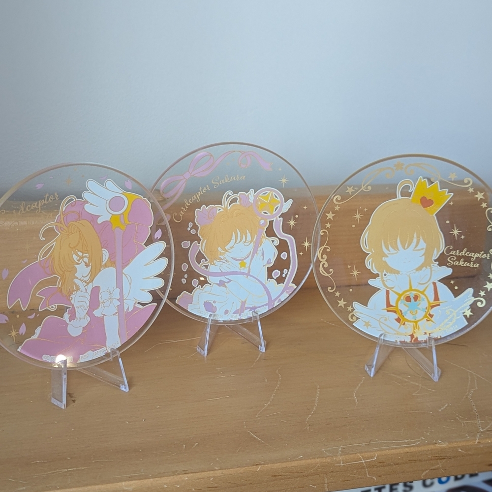 Anime Cardcaptor Sakura 25th Anniversary D Prize - Memorial Plate set of 3